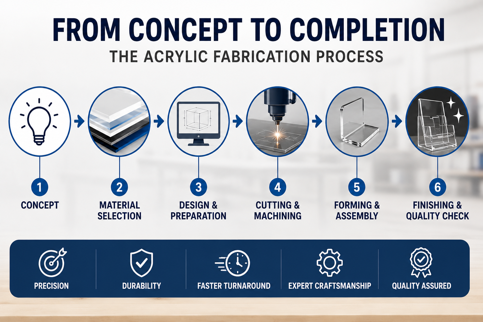 From Concept to Completion: The Acrylic Fabrication Process Explained ...